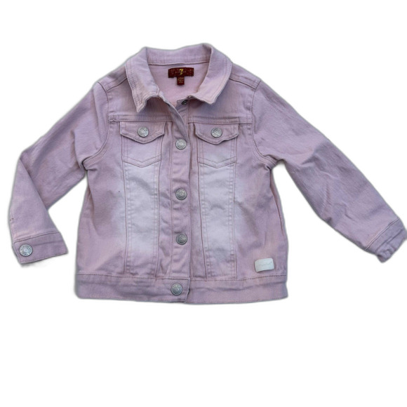 7 For all mankind - Girls Jeans Jacket  - Size 24 month - Picture 1 of 7